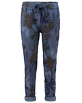 Elaine Ankle Trousers Women Dark Denim | Smilebutiken - Zabaione