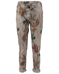 Elaine Ankle Pants Women Taupe | Smilebutiken - Zabaione