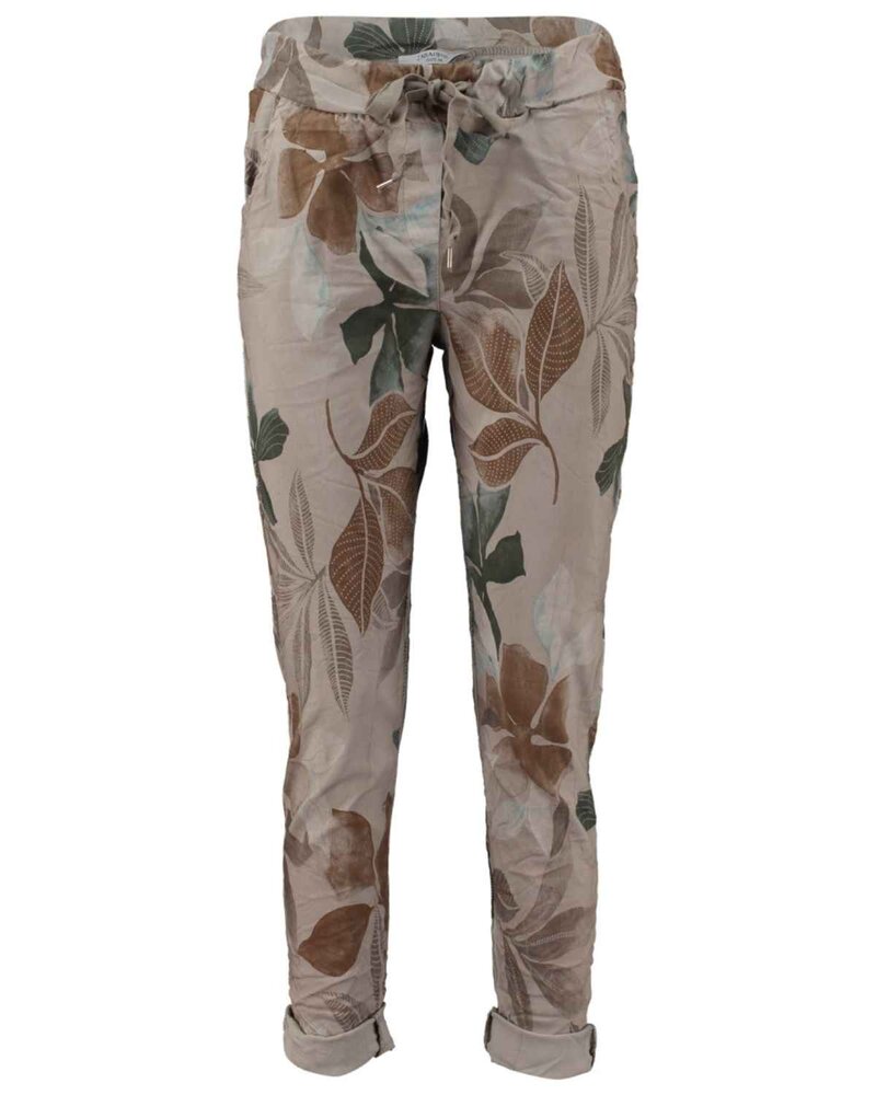 Elaine Ankle Pants Women Taupe | Smilebutiken - Zabaione
