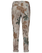 Elaine Ankle Pants Women Taupe | Smilebutiken - Zabaione