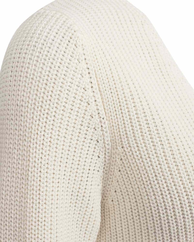Ellis V-ringad Tröja Dam Off-white | Smilebutiken - Freequent