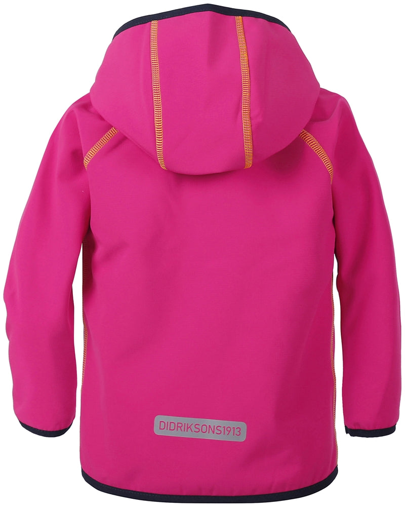 Elmån Softshelljacka Barn Fuchsia Didriksons