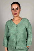 Ester Linneblus Dam Ljusgrön | Smilebutiken - Camicia