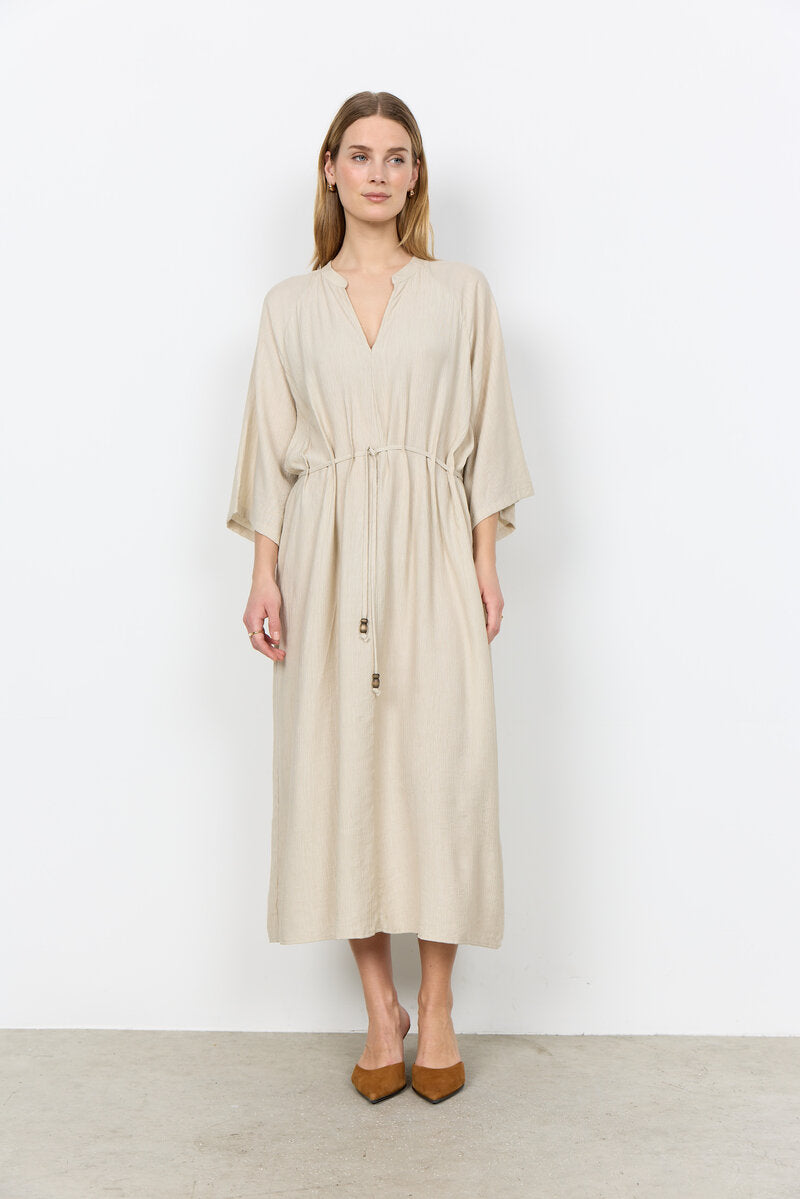 Fabrina 5 Dress Women Sand | Smilebutiken - Soyaconcept