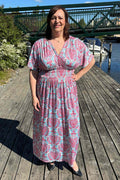 Fashion Bernadette Dress Women Pink - Caramelle Fashion