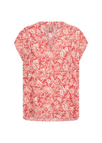 Faye 2 Short Sleeve Blouse Women Bittersweet Combi Soyaconcept | Smilebutiken