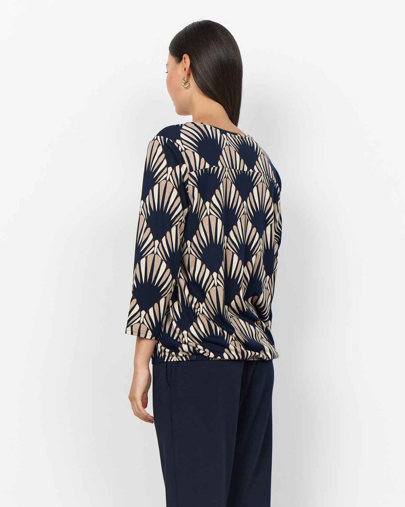 Felicity 555 Topp Dam Navy Combi | Smilebutiken - Soyaconcept