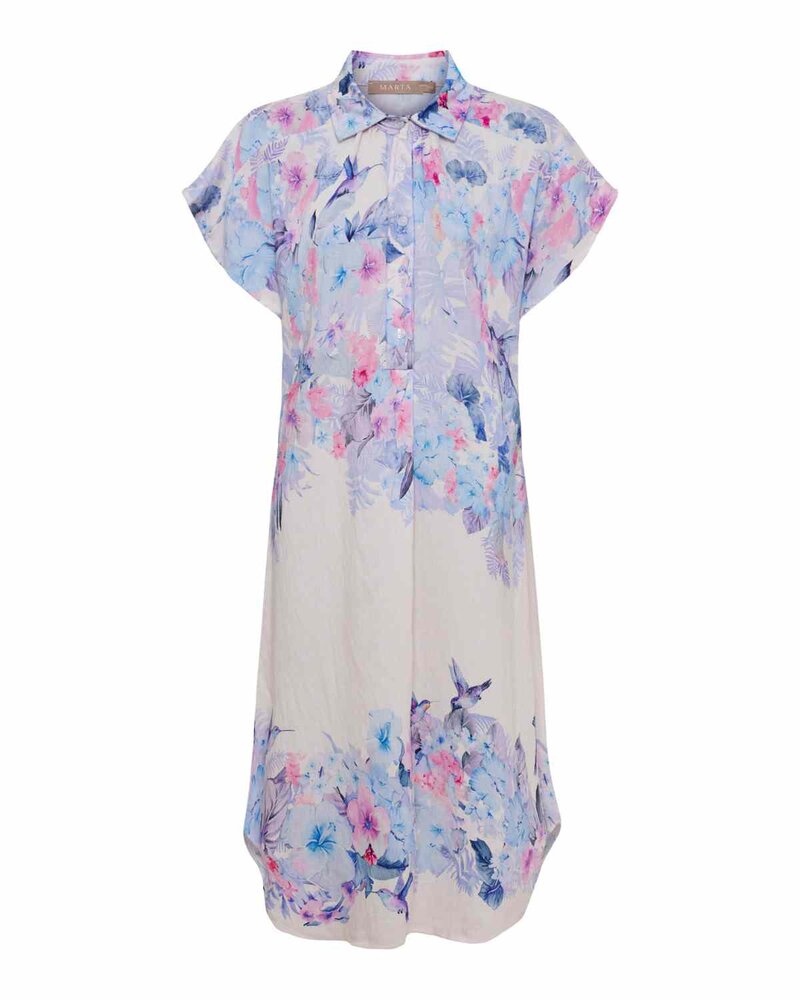 Felisa Floral Tunic Woman Celeste Marta du Chateau | Smilebutiken - Marta du Chateau