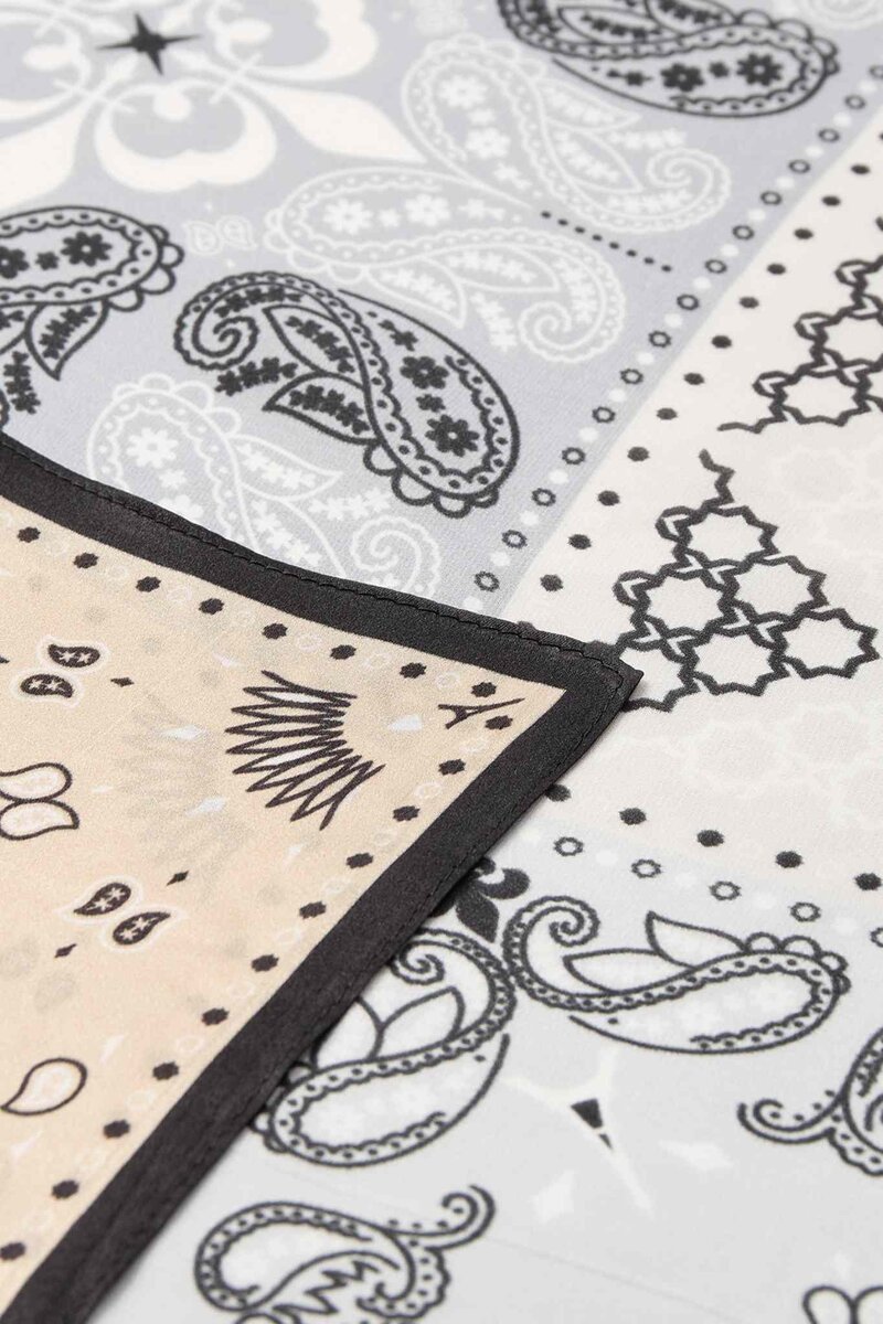 Flicka 1 Scarf Dam Black Combi | Smilebutiken - Soyaconcept