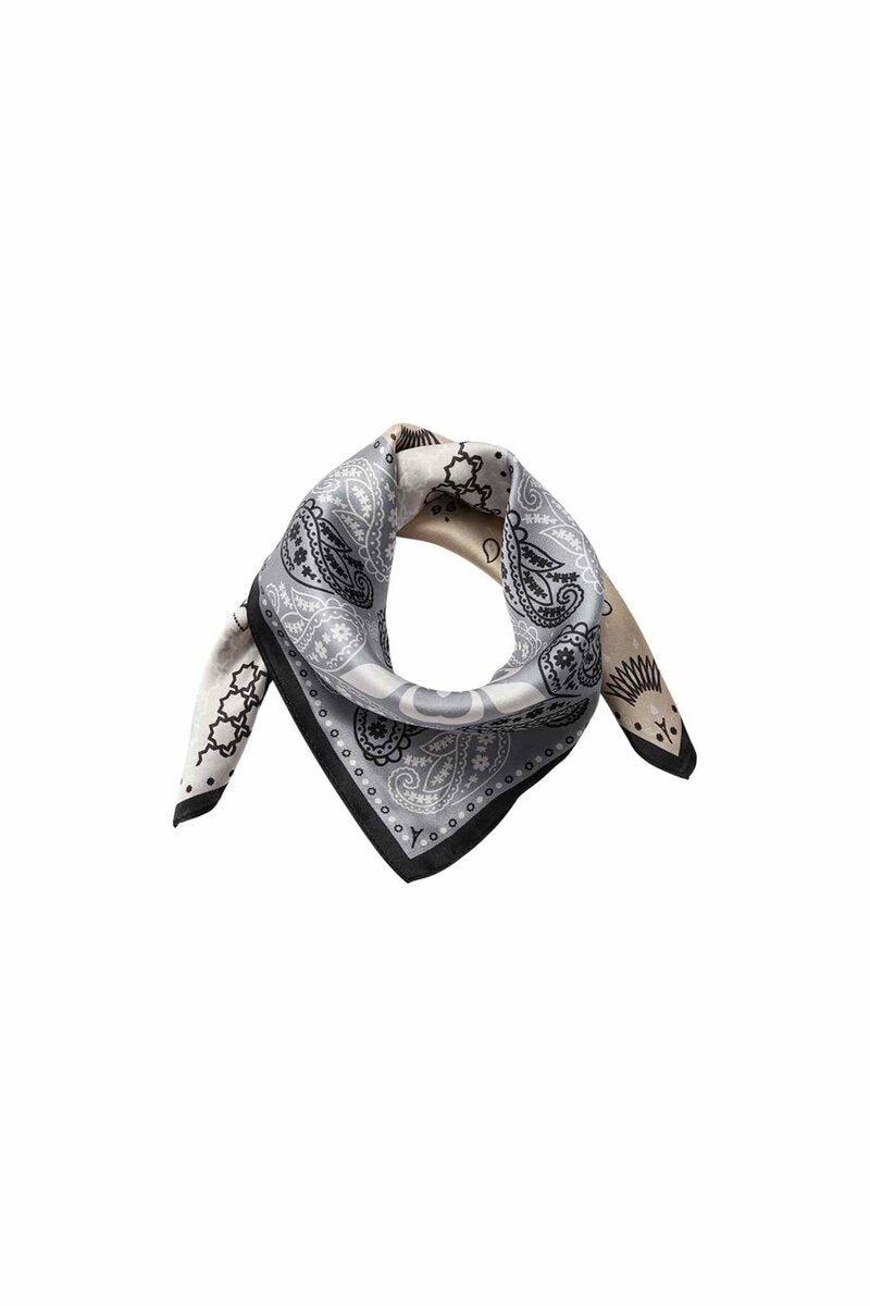 Flicka 1 Scarf Dam Black Combi | Smilebutiken - Soyaconcept