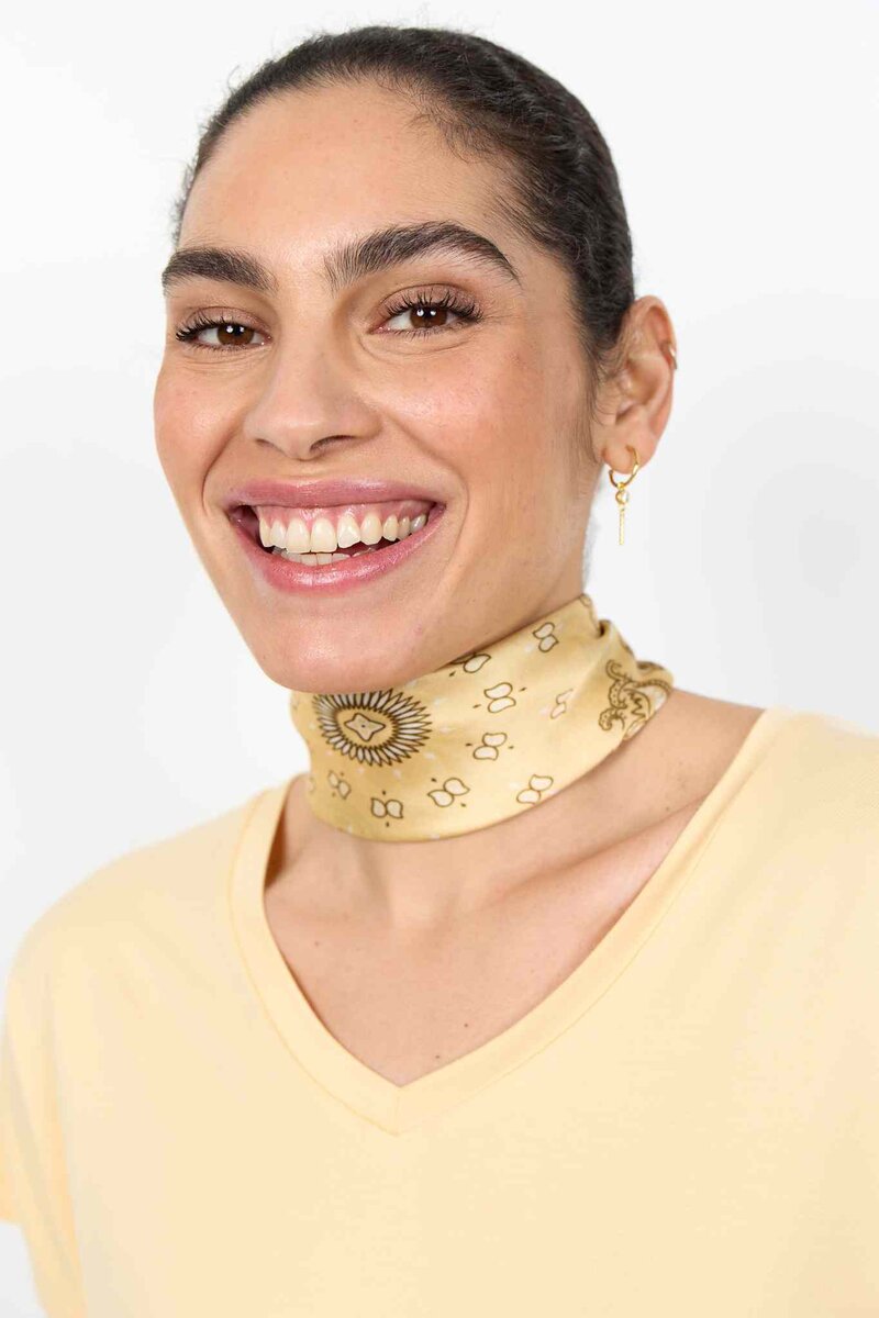 Girl 1 Scarf Women Honey Combi | Smilebutiken - Soyaconcept