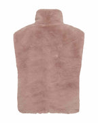 Fony Väst Fuskpäls Dam Rosa Pale Mauve | Smilebutiken - Freequent