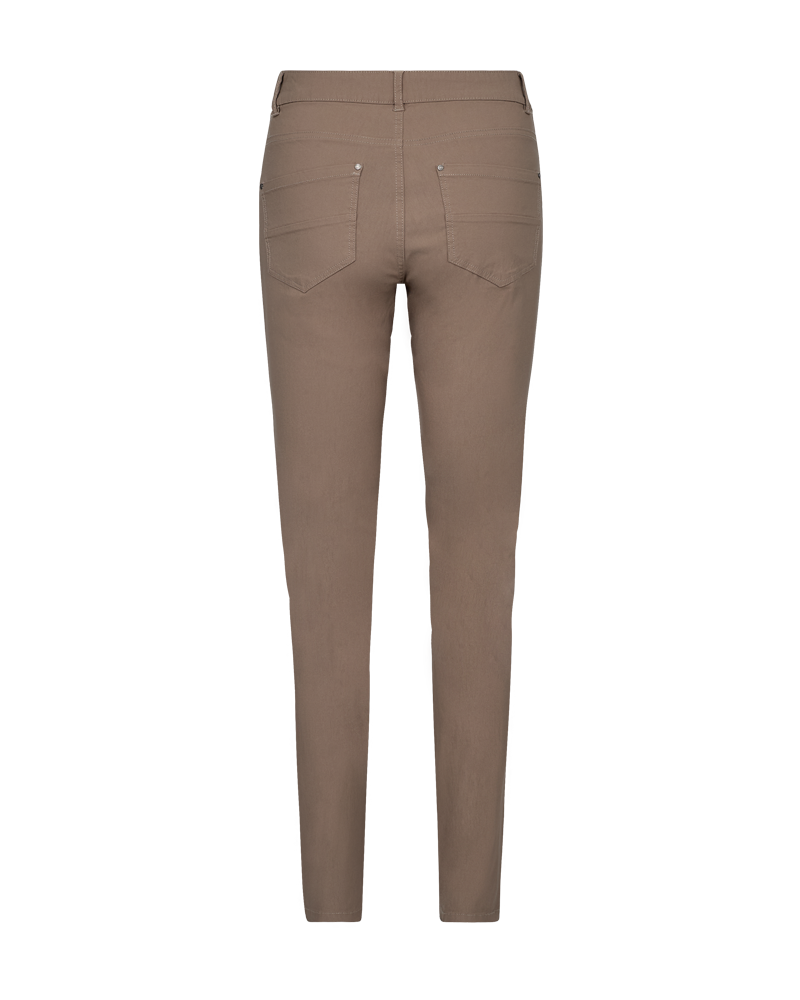 Adina Stretch Trousers Women Taupe Gray Freequent