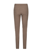 Adina Stretch Trousers Women Taupe Gray Freequent