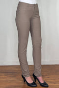 Adina Stretchbyxa Dam Taupe Gray Freequent