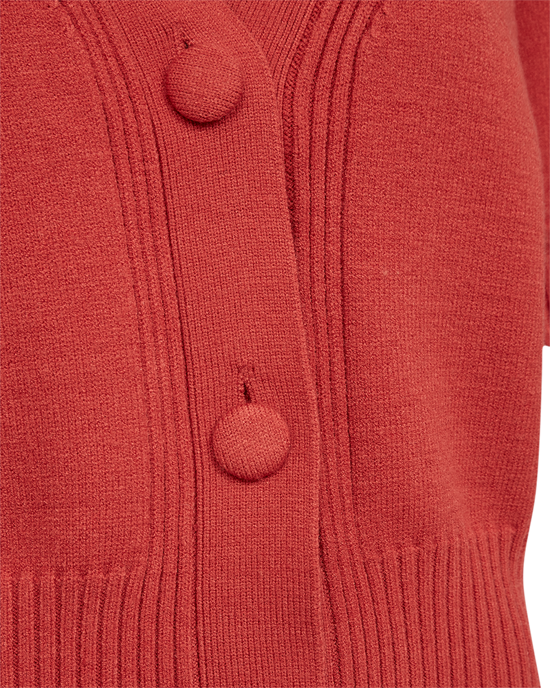 Alpi Kortärmad Cardigan Dam Baked Apple Freequent