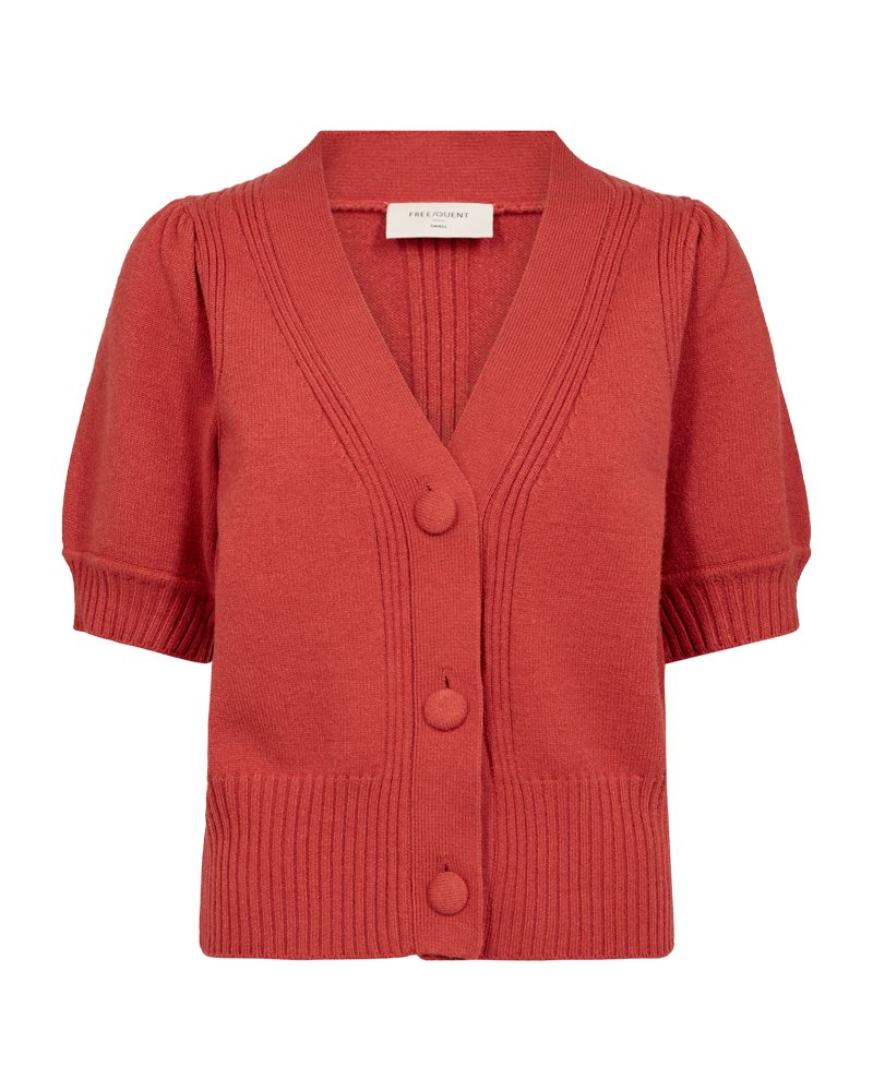 Alpi Kortärmad Cardigan Dam Baked Apple Freequent