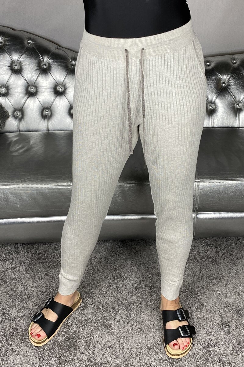 Freequent Ani Ankle Trousers Women Moonstuck Melange - Freequent
