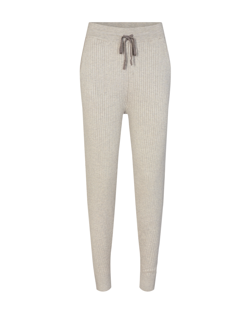 Freequent Ani Ankle Trousers Women Moonstuck Melange - Freequent