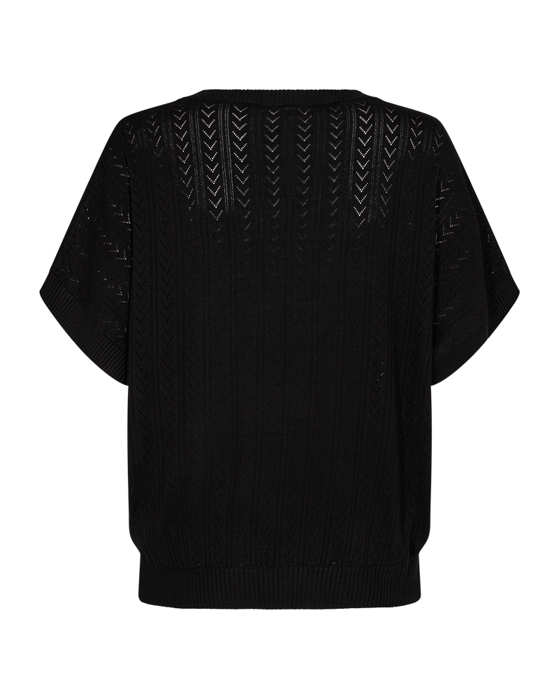 Ani Kortärmad Pullover Dam Black Freequent