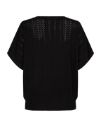 Ani Kortärmad Pullover Dam Black Freequent