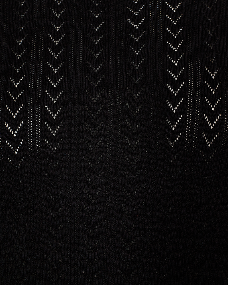 Ani Kortärmad Pullover Dam Black Freequent