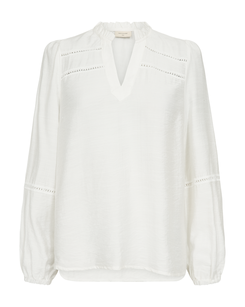 Antina Blus Dam Star Off-White Freequent