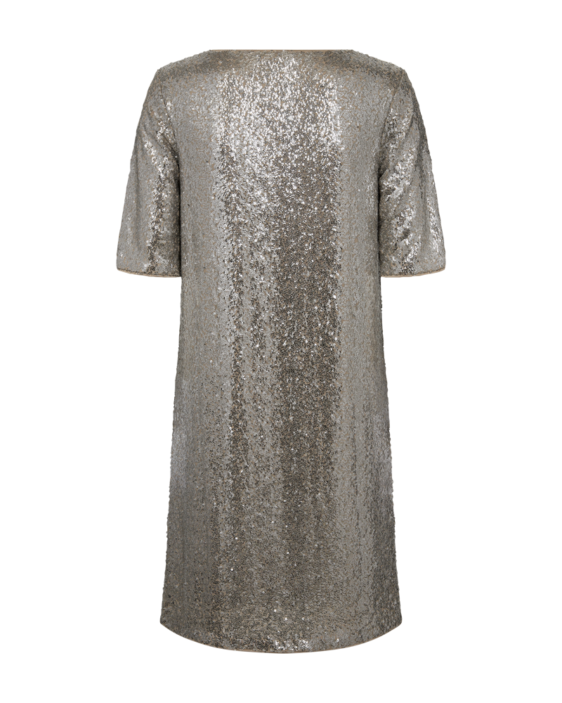 Basic Sequin Dress Women Crockery W Silver Freequent