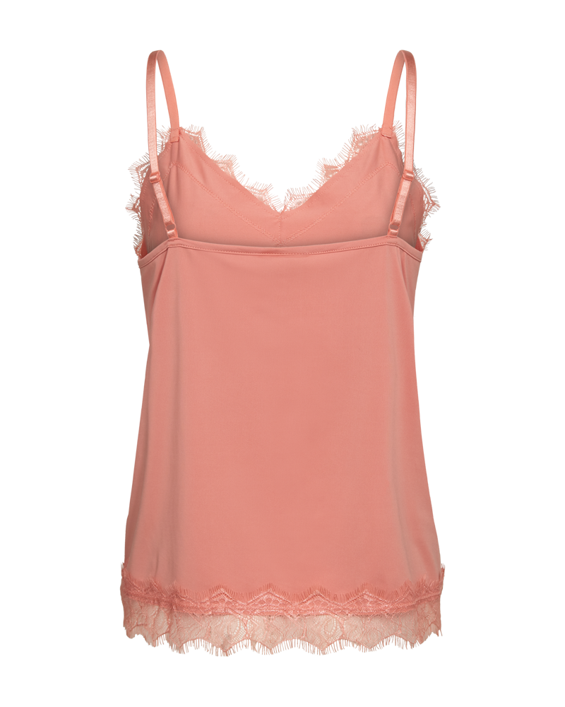 Bicco Lace Linne Dam Burnt Coral - Freequent