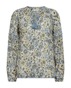 Carin Blouse Women Star Off White W Chambray Blue Freequent