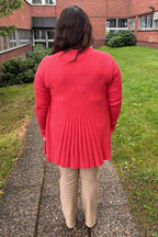 Claudisse Long Cardigan Dam Baked Apple Melange Freequent