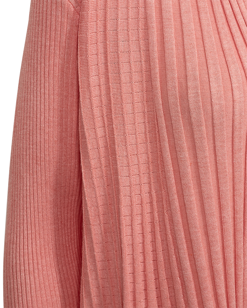 Claudisse Long Cardigan Dam Burnt Coral Melange Freequent