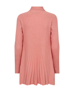 Claudisse Long Cardigan Dam Burnt Coral Melange Freequent