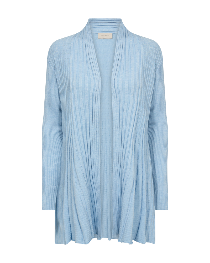 Claudisse Long Cardigan Dam Chambray Blue Melange Freequent