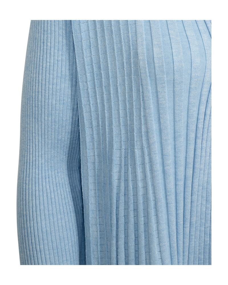 Claudisse Long Cardigan Dam Chambray Blue Melange Freequent