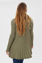 Claudisse Long Cardigan Dam Deep Lichen Green Mel Freequent