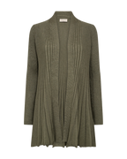 Claudisse Long Cardigan Dam Deep Lichen Green Mel Freequent