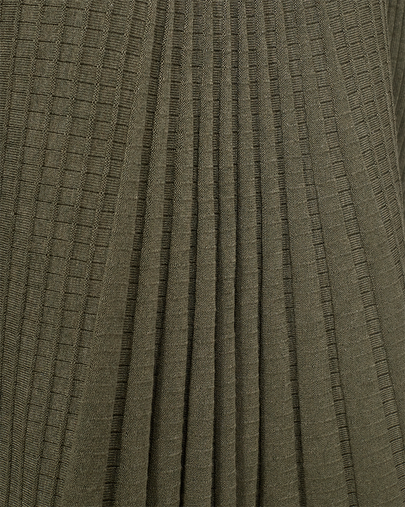 Claudisse Long Cardigan Dam Deep Lichen Green Mel Freequent