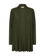 Claudisse Long Cardigan Dam Kombu Green Mel Freequent