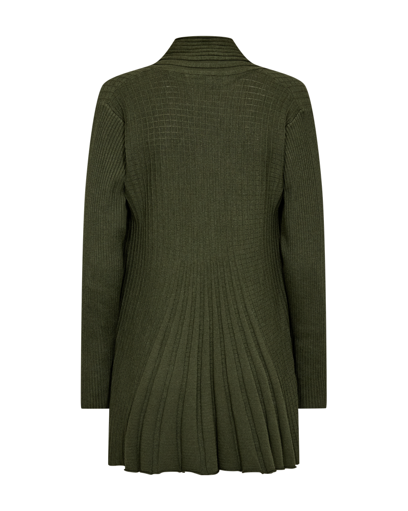 Claudisse Long Cardigan Dam Kombu Green Mel Freequent