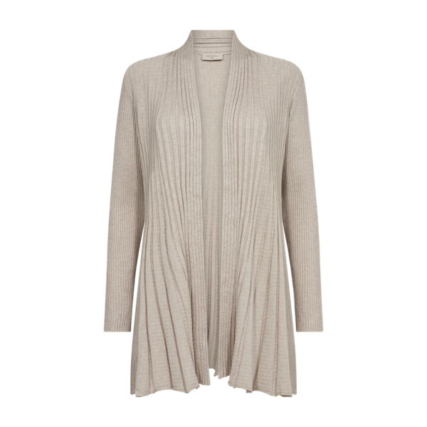Claudisse Long Cardigan Dam Moonbeam Melange Freequent