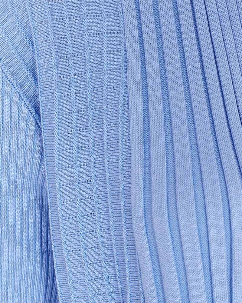 Claudisse Long Cardigan Dam Vista Blue Melange Freequent