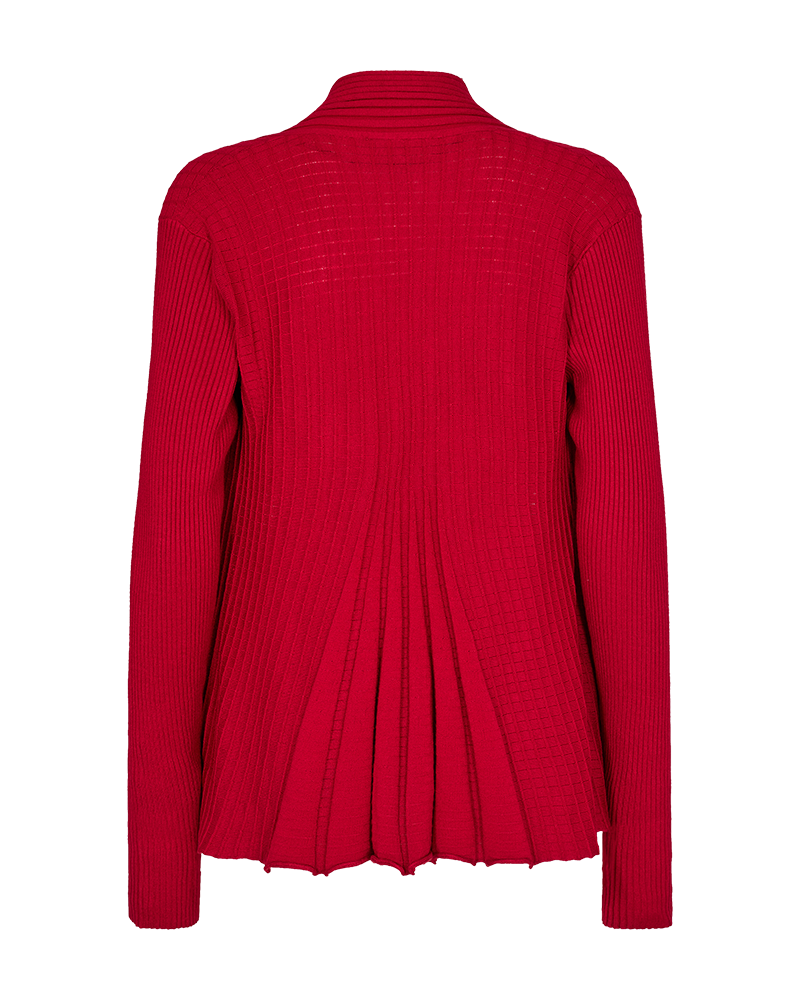 Freequent Claudisse Short Cardigan Women Chilli Pepper - Freequent