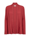 Claudisse Short Cardigan Dam Orangeröd Baked Apple Mel | Smilebutiken - Freequent