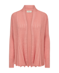 Claudisse Short Cardigan Dam Korall Burnt Coral Mel | Smilebutiken - Freequent