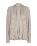 Claudisse Short Cardigan Dam Ljusbeige Moonbeam Mel | Smilebutiken - Freequent