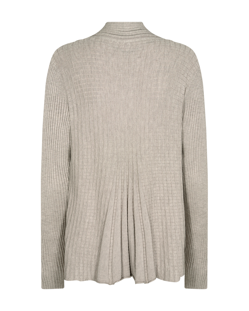 Claudisse Short Cardigan Women Moonbeam Melange Freequent