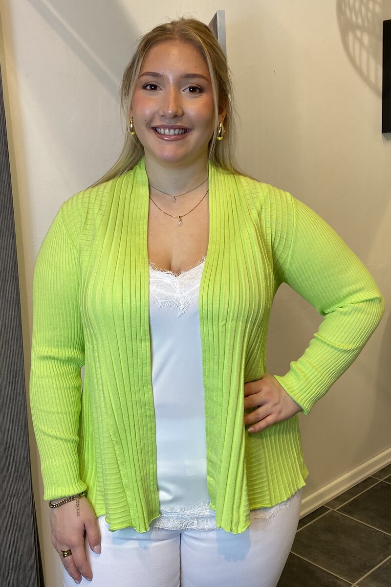 Claudisse Short Cardigan Women Sharp Green Freequent