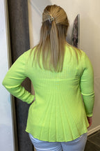 Claudisse Short Cardigan Women Sharp Green Freequent