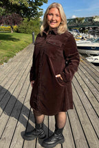 Cordy Klänning Dam Coffee Bean Freequent
